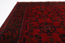 Bokhara Rug - 102 x 160 cm (3'4" x 5'3") Hand Knotted Afghan Wool - Jerm Rugs - Handmade Afghan Rug - Jerm Rugs