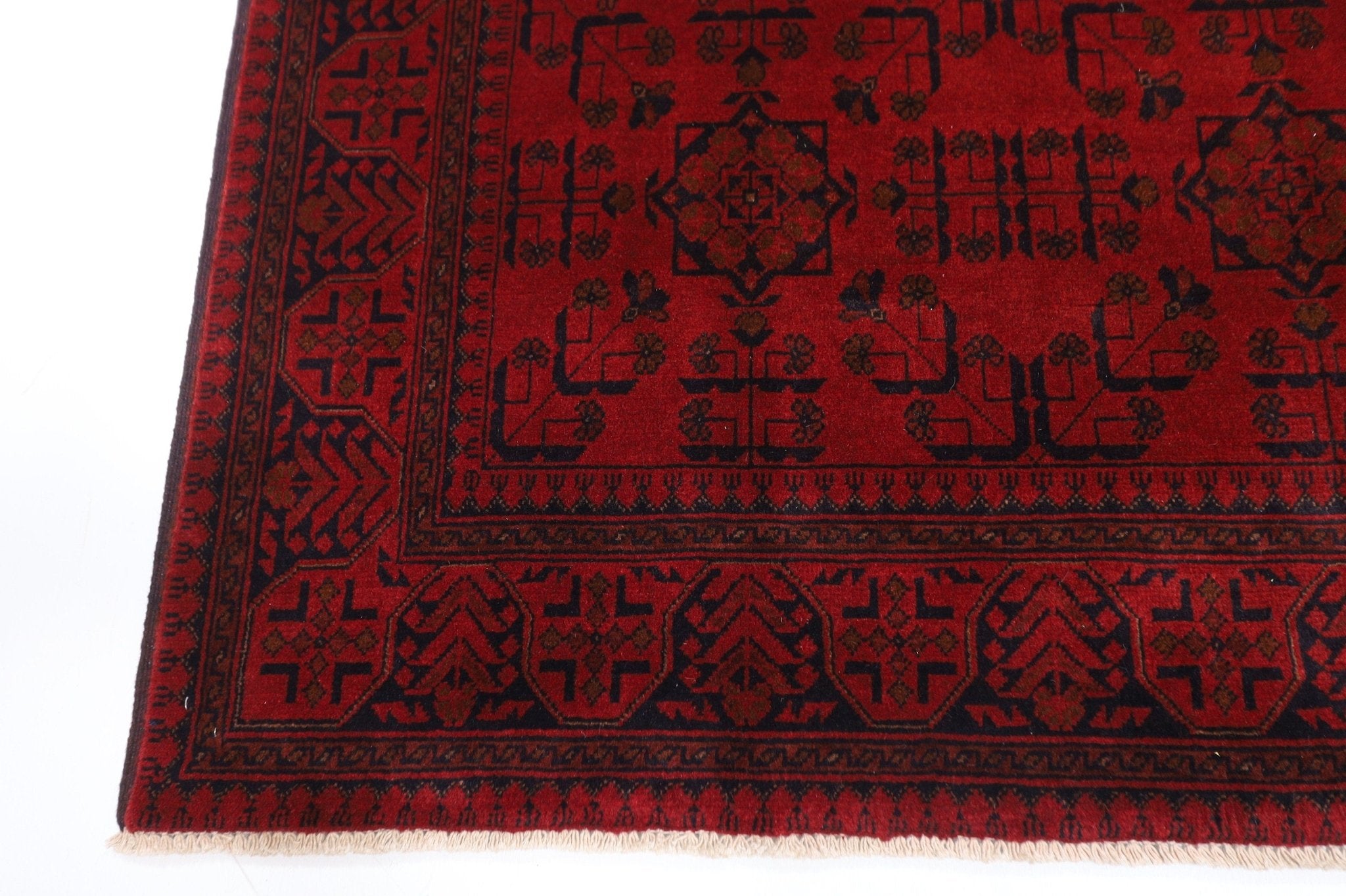 Bokhara Rug - 127 x 194 cm (4'2" x 6'4") ft - Jerm Rugs - Handmade Afghan Rug - Jerm Rugs