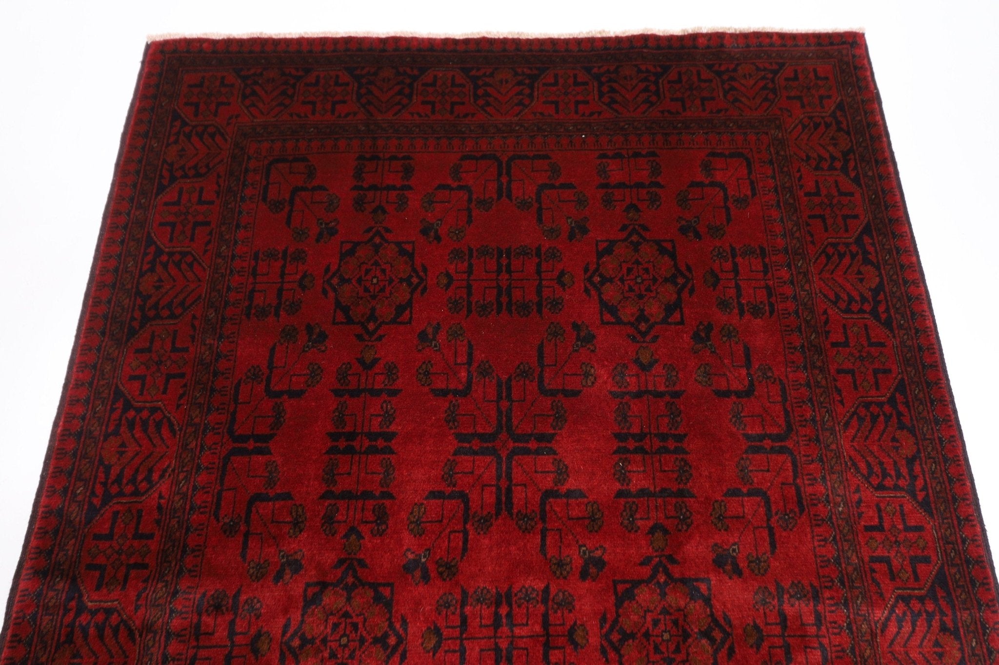 Bokhara Rug - 127 x 194 cm (4'2" x 6'4") ft - Jerm Rugs - Handmade Afghan Rug - Jerm Rugs