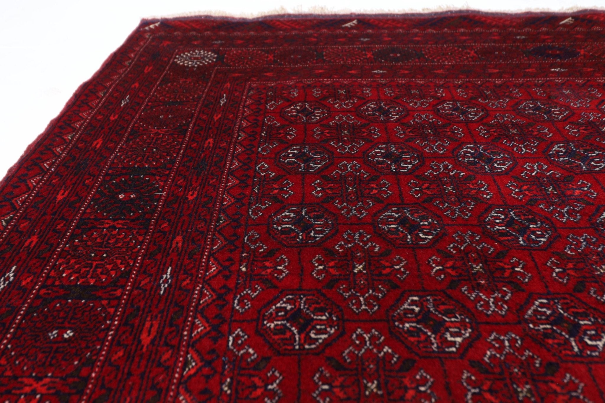 Bokhara Rug - 127 x 195 cm (4'2 x 6'5 ft) Hand - Knotted Afghan Wool - Jerm Rugs - Handmade Afghan Rug - Jerm Rugs