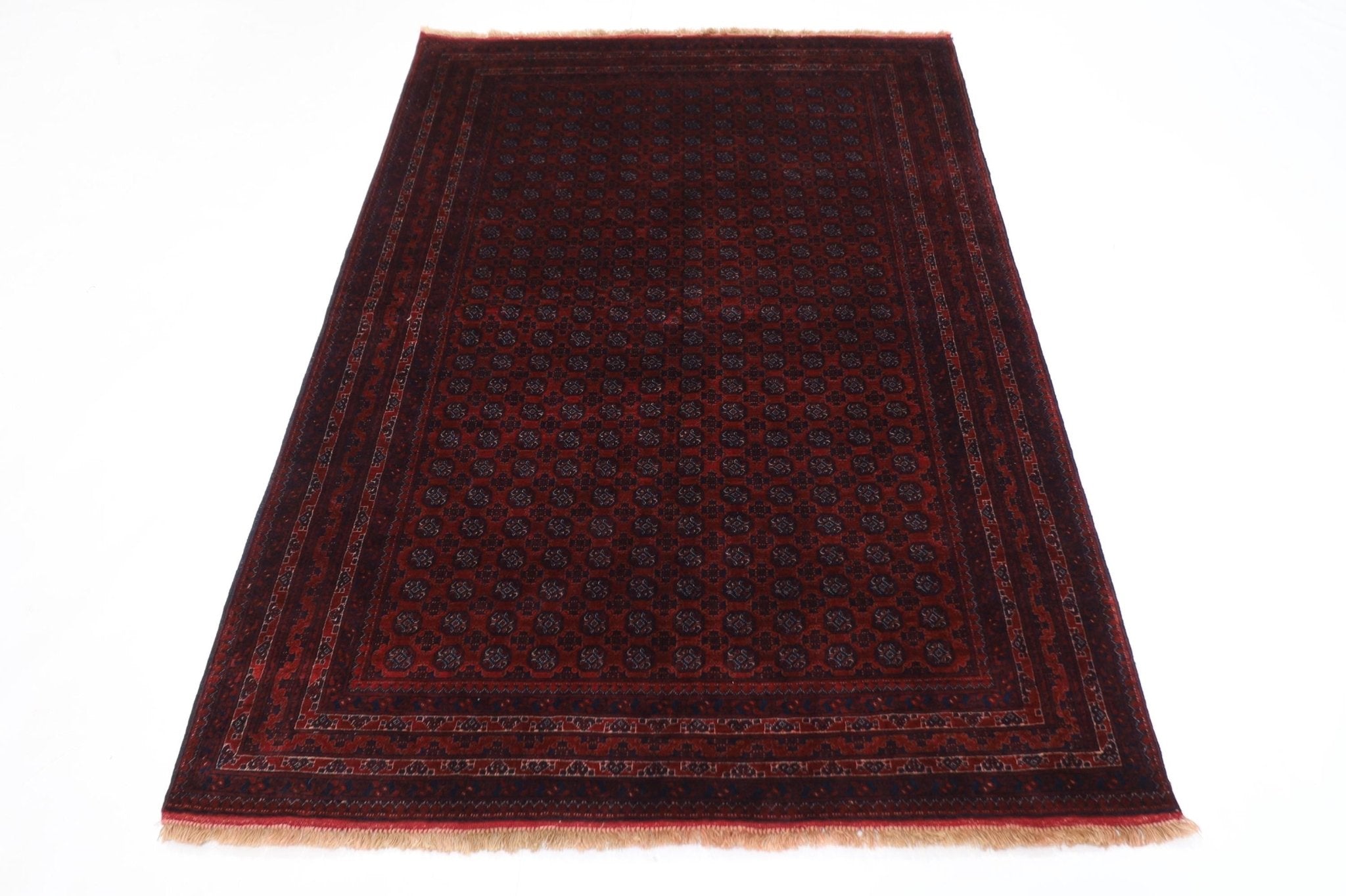 Bokhara Rug - 131 x 194 cm (4'4 x 6'4 ft) Handmade Afghan Wool - Jerm Rugs - Handmade Afghan Rug - Jerm Rugs