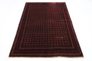 Bokhara Rug - 147 x 192 cm (4.10 x 6.4 ft) - Jerm Rugs - Handmade Afghan Rug - Jerm Rugs