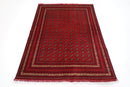 Bokhara Rug - 147 x 198 cm (4.10 x 6.6 ft) - Jerm Rugs - Handmade Afghan Rug - Jerm Rugs