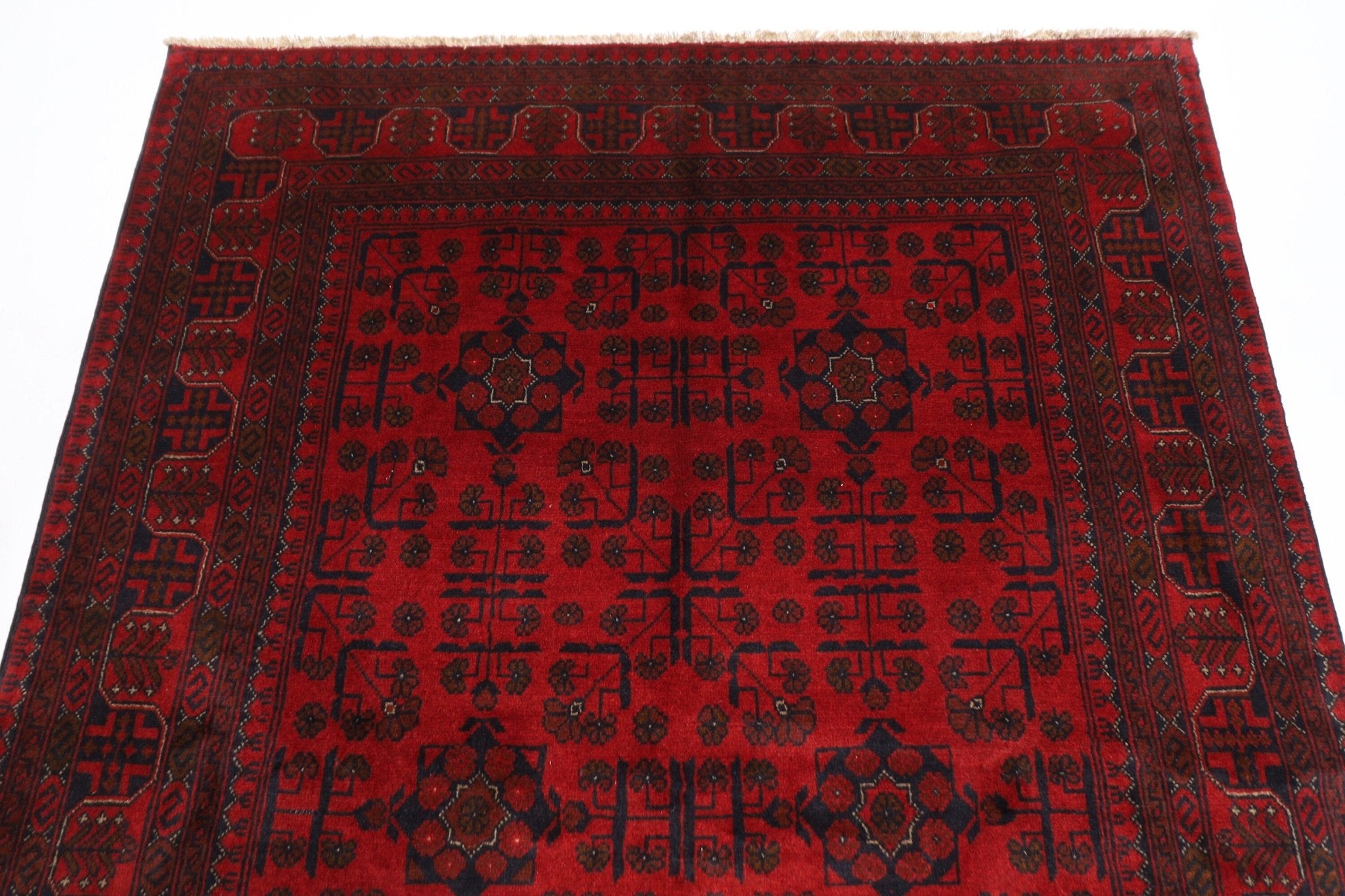 Bokhara Rug - 149 x 204 cm (4'11" x 6'9") - Jerm Rugs - Handmade Afghan Rug - Jerm Rugs