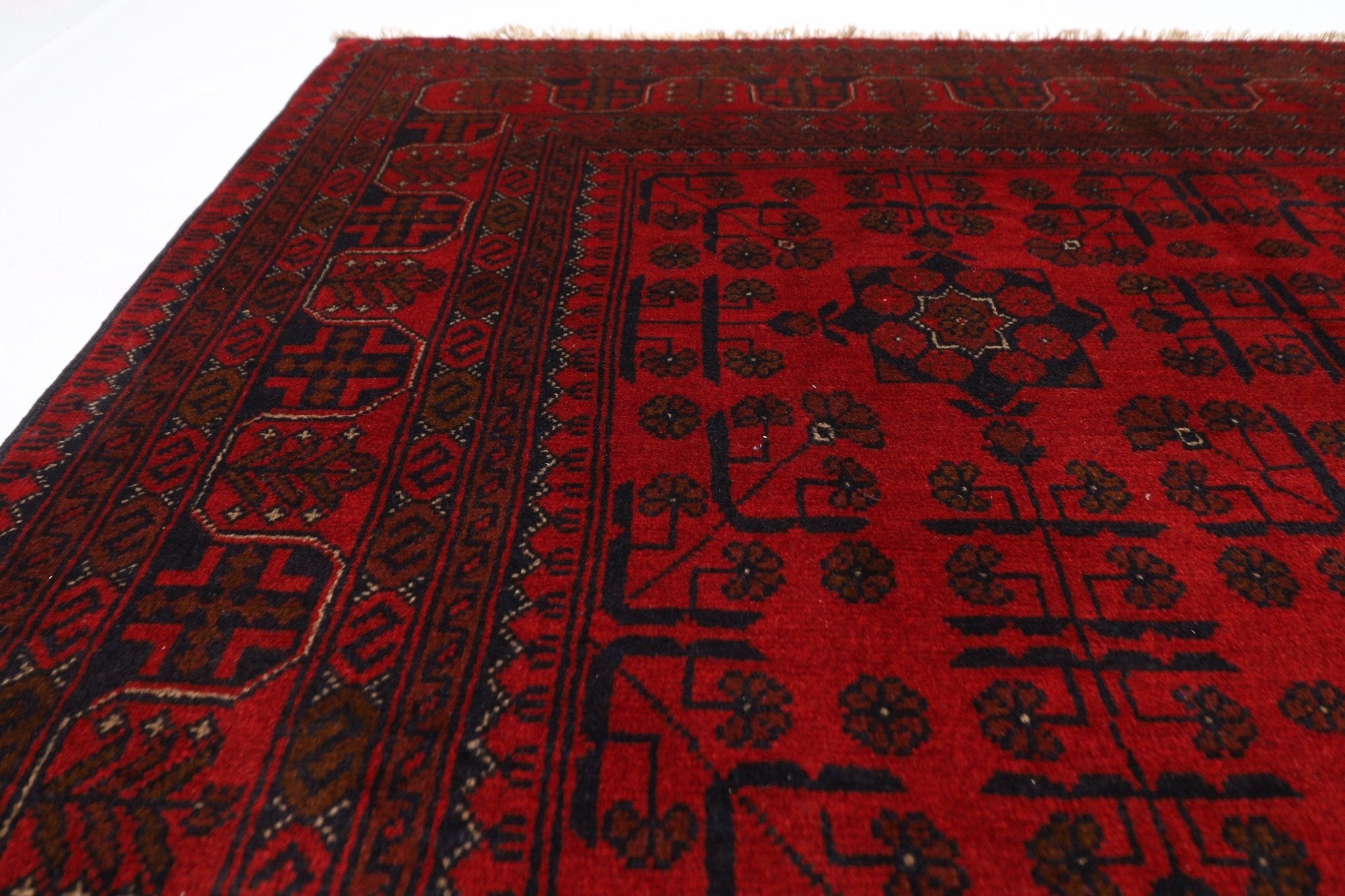 Bokhara Rug - 149 x 204 cm (4'11" x 6'9") - Jerm Rugs - Handmade Afghan Rug - Jerm Rugs