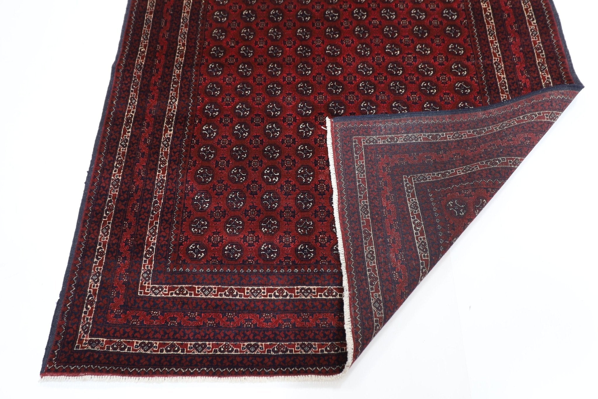 Bokhara Rug - 150 x 197 cm (4.11 x 6.6 ft) - Jerm Rugs - Handmade Afghan Rug - Jerm Rugs