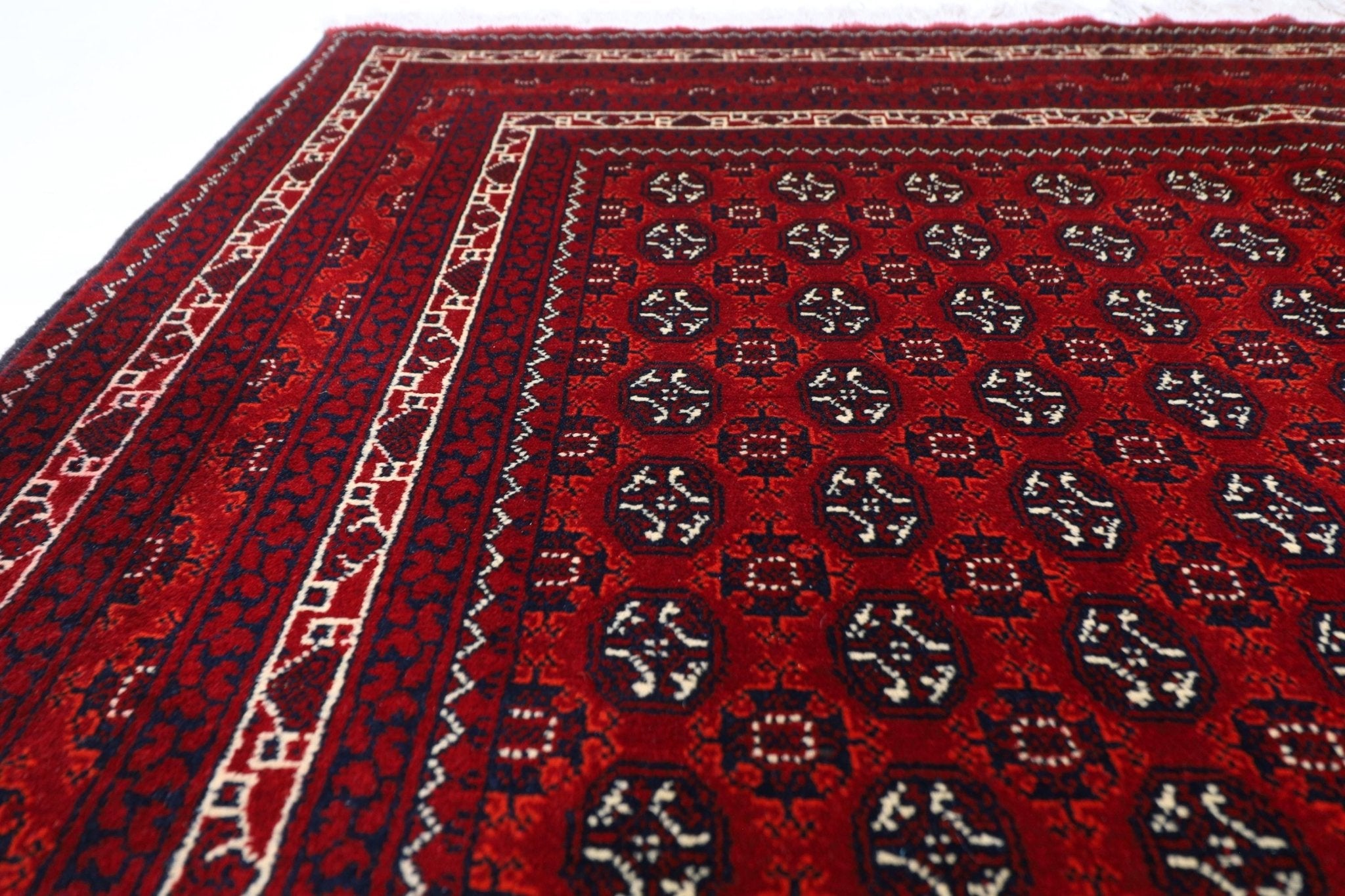 Bokhara Rug - 150 x 207 cm (4.11 x 6.10 ft) - Jerm Rugs - Handmade Afghan Rug - Jerm Rugs