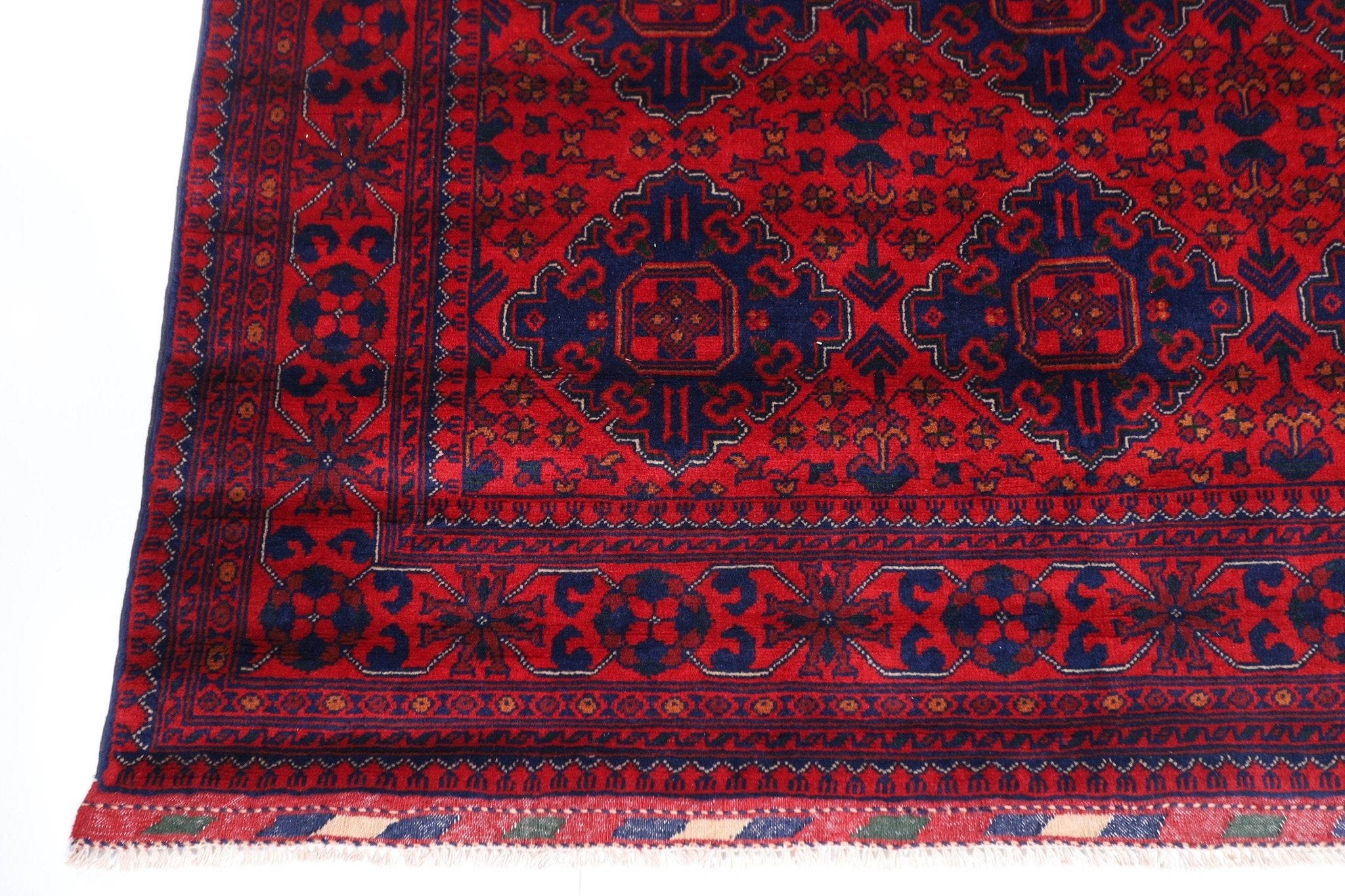 Bokhara Rug - 151 x 213 cm, 5 x 7 ft - Jerm Rugs - Handmade Afghan Rug - Jerm Rugs