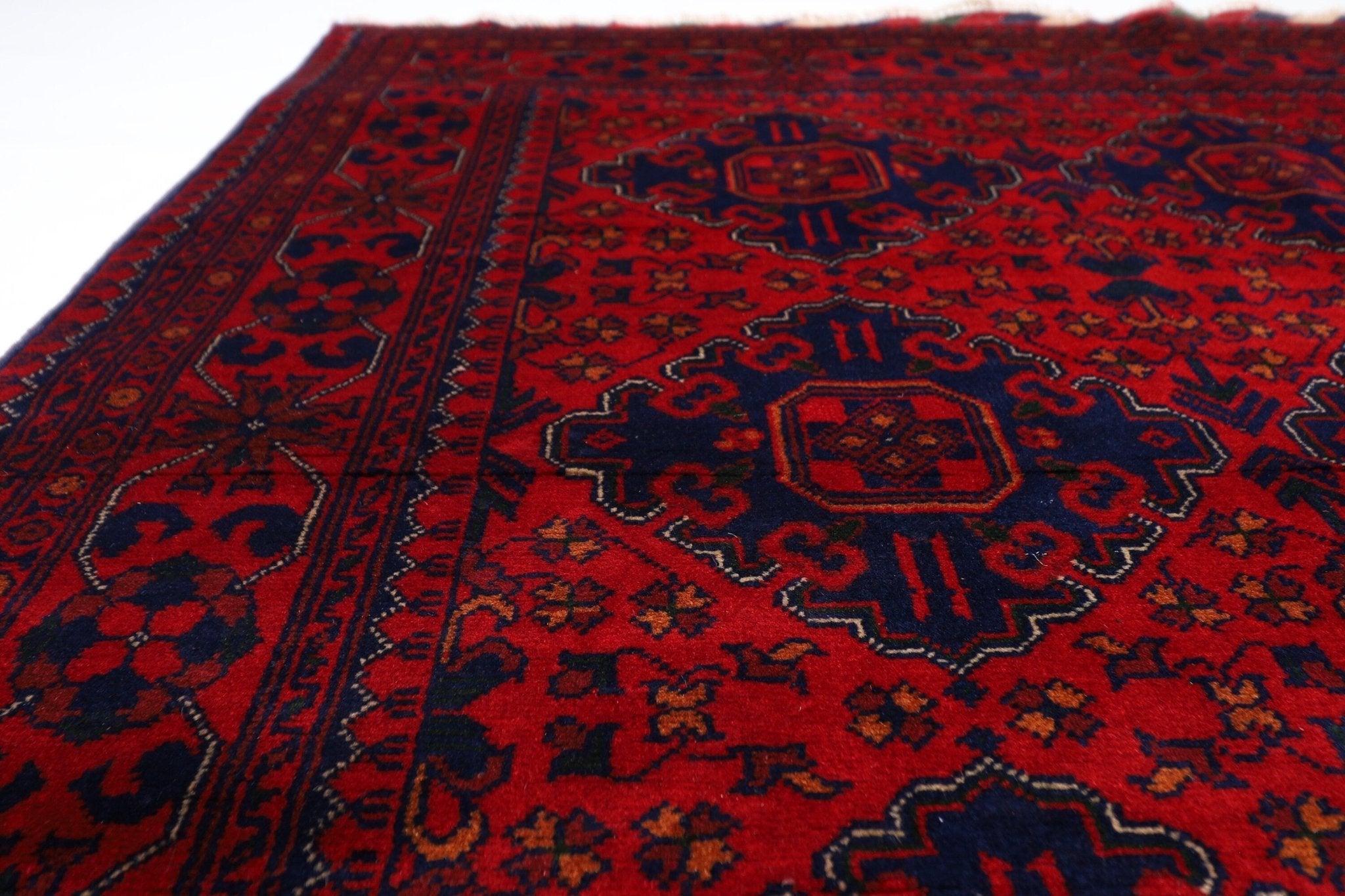 Bokhara Rug - 151 x 213 cm, 5 x 7 ft - Jerm Rugs - Handmade Afghan Rug - Jerm Rugs