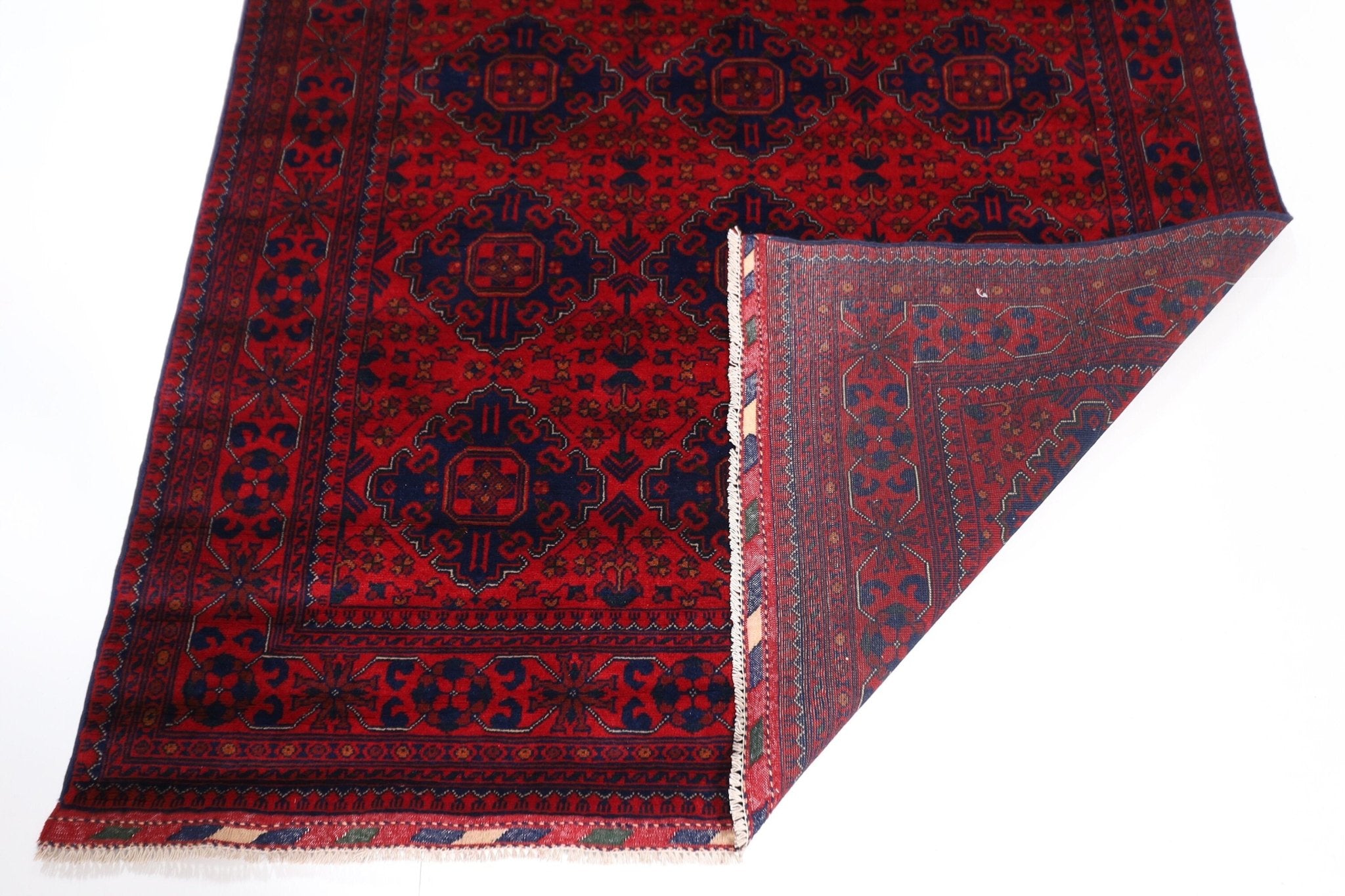 Bokhara Rug - 151 x 213 cm, 5 x 7 ft - Jerm Rugs - Handmade Afghan Rug - Jerm Rugs