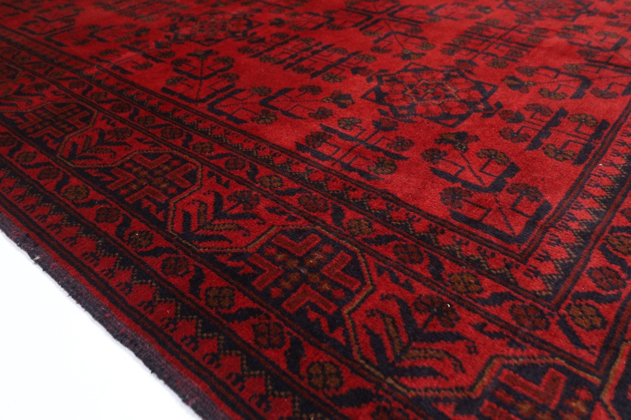 Bokhara Rug - 152 x 199 cm, 5 x 6.7 ft - Jerm Rugs - Handmade Afghan Rug - Jerm Rugs