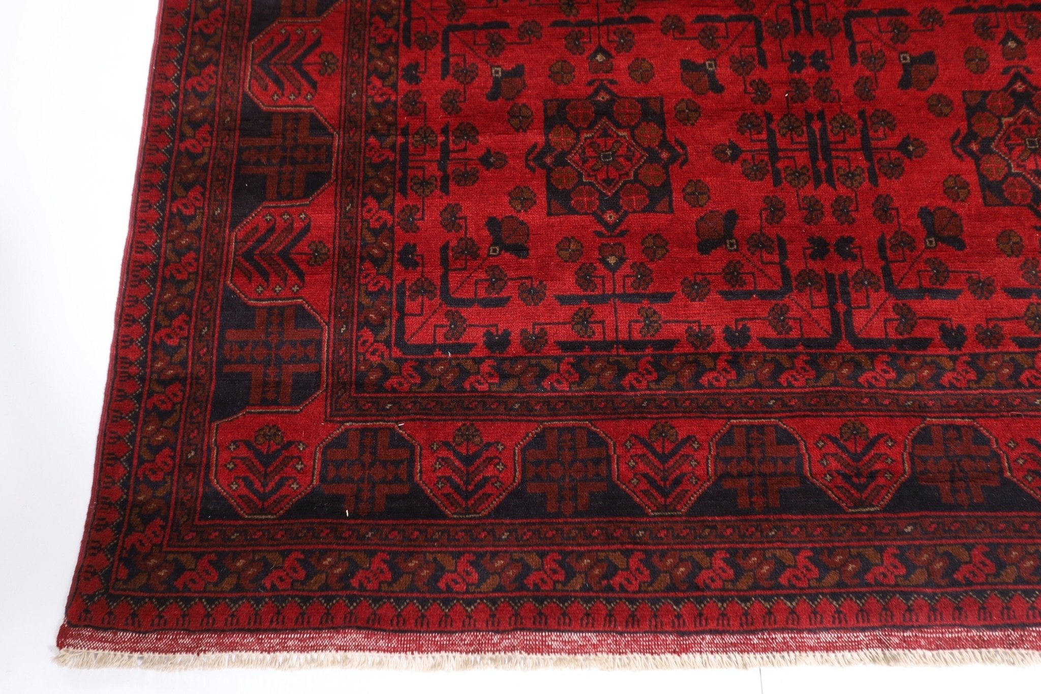 Bokhara Rug - 152 x 204 cm, 5 x 5.9 ft - Jerm Rugs - Handmade Afghan Rug - Jerm Rugs