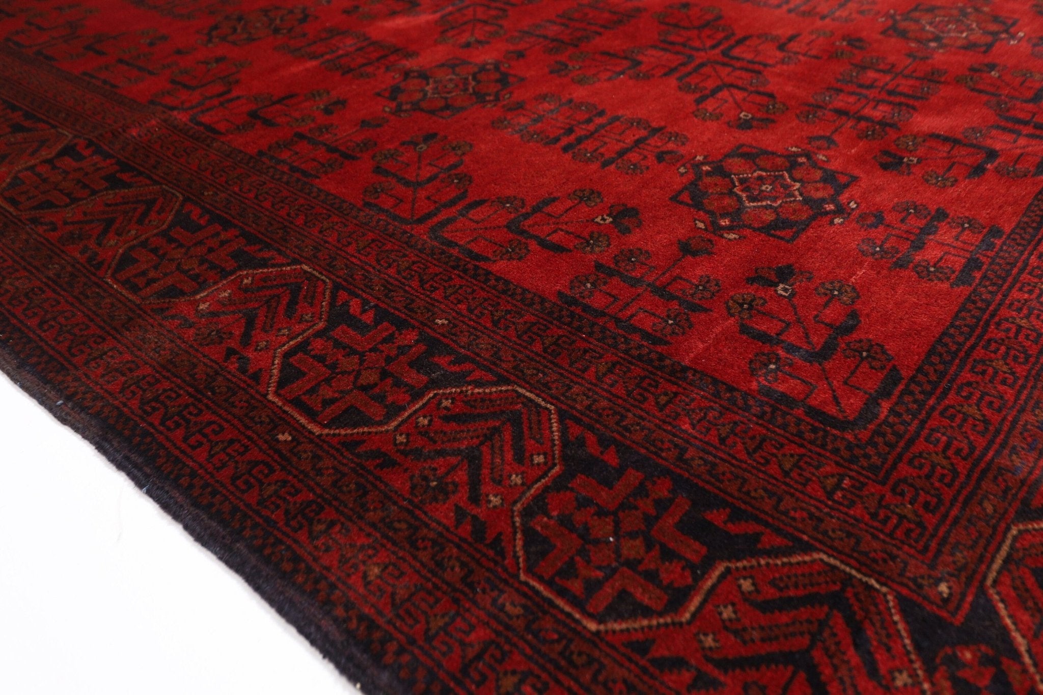 Bokhara Rug - 153 x 199 cm (5 x 6'6 ft) - Jerm Rugs - Handmade Afghan Rug - Jerm Rugs