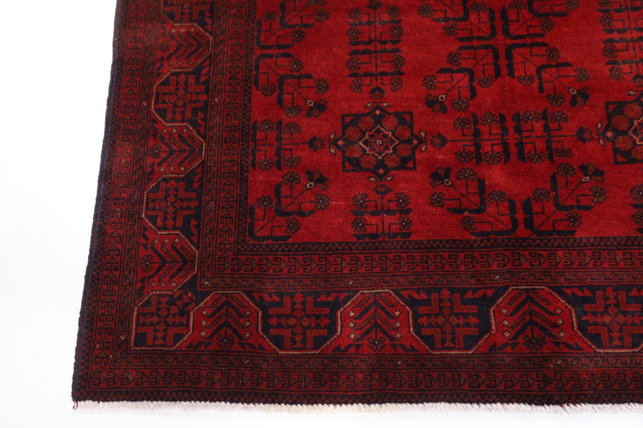 Bokhara Rug - 153 x 199 cm (5 x 6'6 ft) - Jerm Rugs - Handmade Afghan Rug - Jerm Rugs