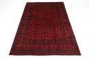 Bokhara Rug - 153 x 201 cm, 5 x 6.7 ft - Jerm Rugs - Handmade Afghan Rug - Jerm Rugs