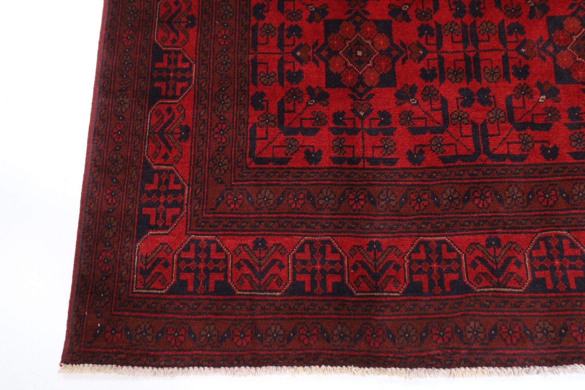 Bokhara Rug - 153 x 201 cm, 5 x 6.7 ft - Jerm Rugs - Handmade Afghan Rug - Jerm Rugs