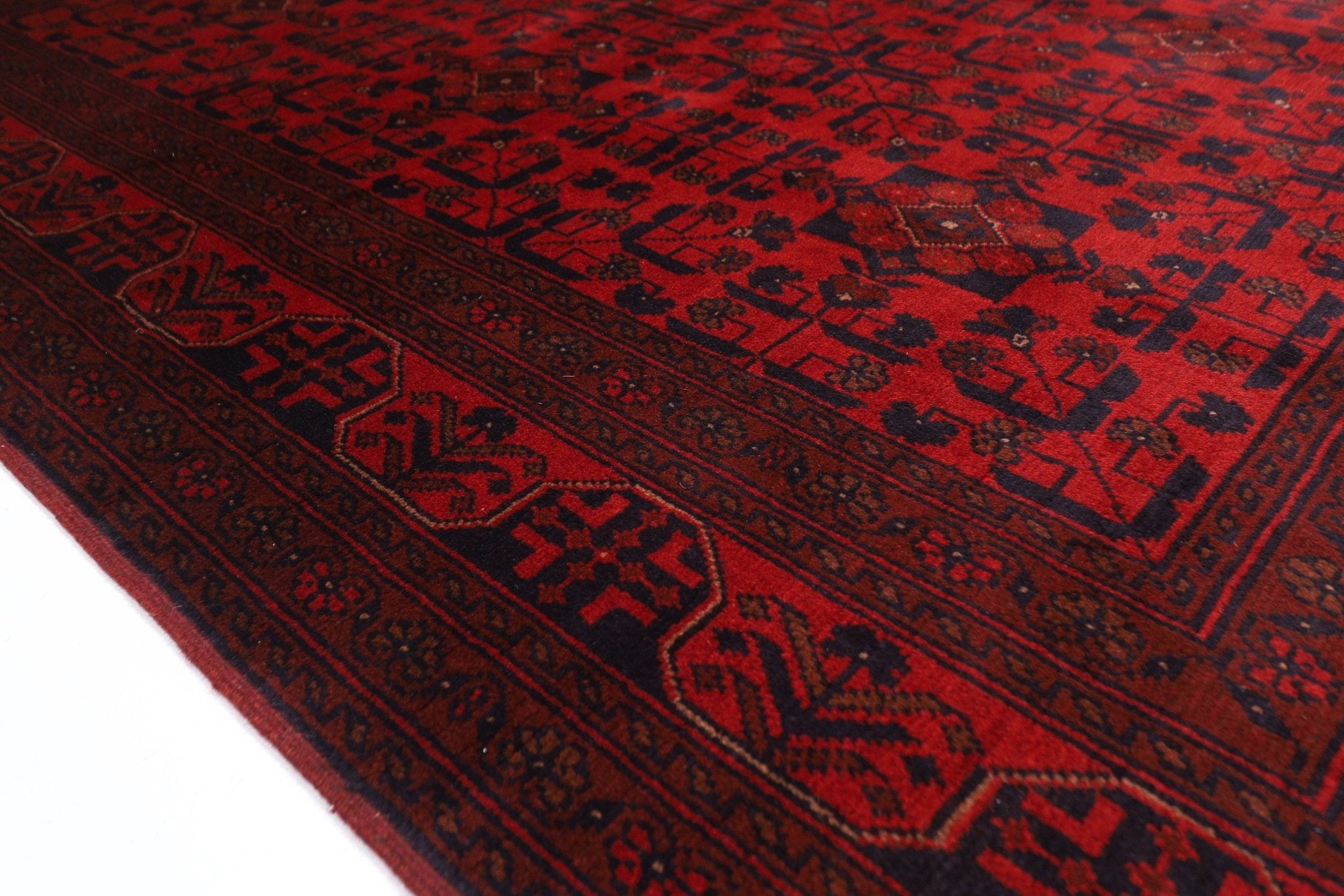 Bokhara Rug - 153 x 201 cm, 5 x 6.7 ft - Jerm Rugs - Handmade Afghan Rug - Jerm Rugs