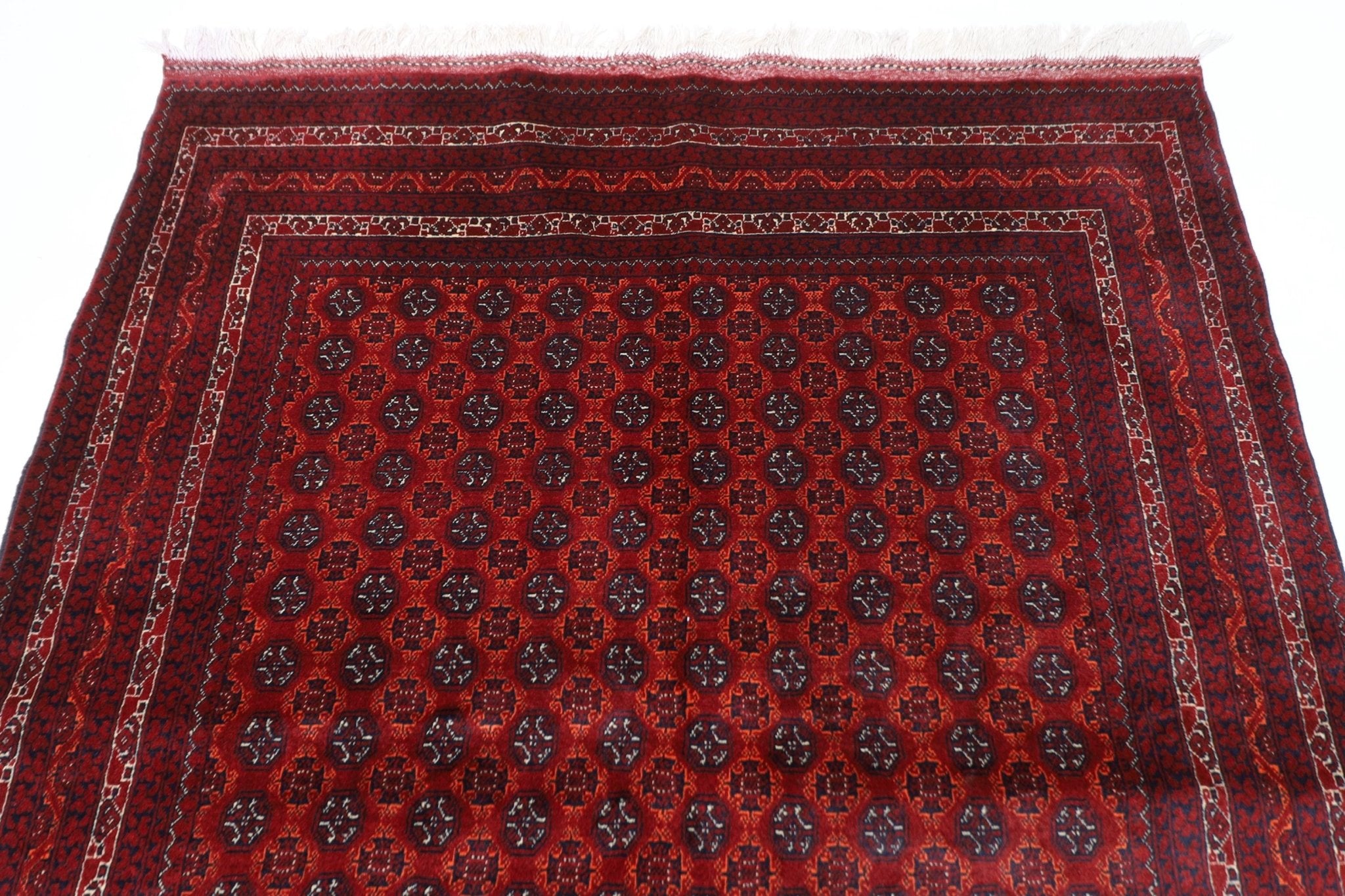 Bokhara Rug - 153 x 203 cm (5 x 6.8 ft) - Jerm Rugs - Handmade Afghan Rug - Jerm Rugs