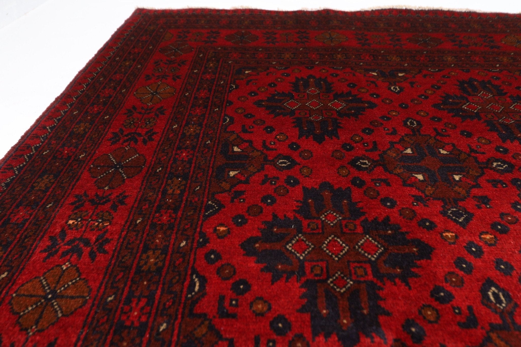 Bokhara Rug - 154 x 198 cm, 5.1 x 6'7 ft - Jerm Rugs - Handmade Afghan Rug - Jerm Rugs