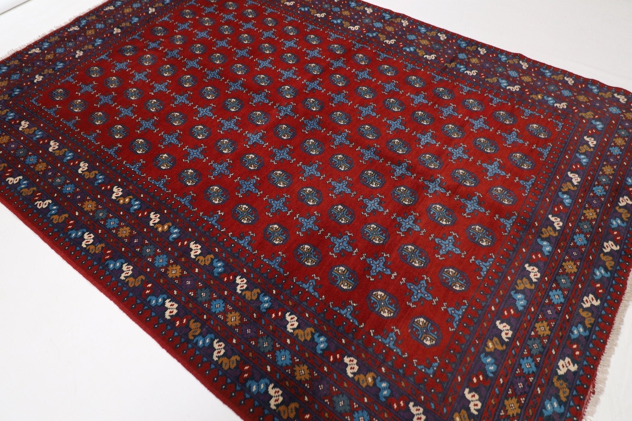 Bokhara Rug - 208 x 295 cm, 6.10 x 9.8 ft - Jerm Rugs - Jerm Rugs