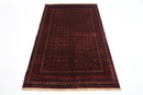 Bokhara Rug - 4'1 x 6'4 ft (124 x 192 cm) Handmade Afghan Wool Area Rug - Jerm Rugs - Handmade Afghan Rug - Jerm Rugs