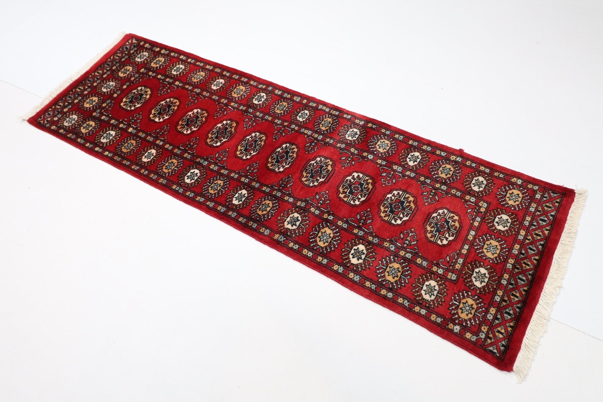 Bokhara Runner Rug - 62x190 cm (2.1x6.3 ft)