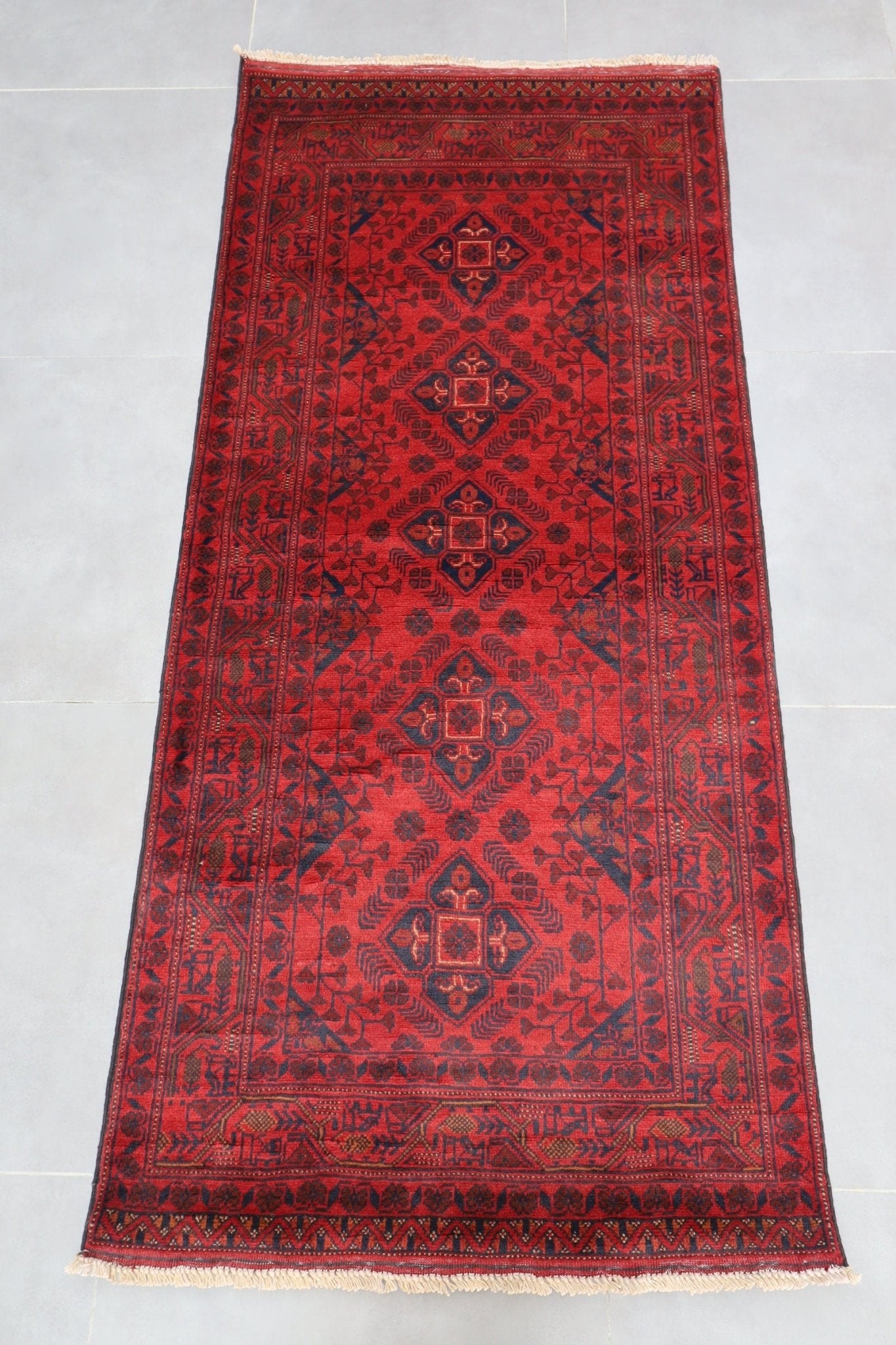 Bokhara Runner Rug - 88x192 cm