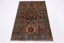 Elegant Afghan - 105 x 152 cm - Jerm Rugs - Handmade Afghan Rug - Jerm Rugs