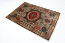 Elegant Afghan - 106 x 148 cm - Jerm Rugs - Handmade Afghan Rug - Jerm Rugs