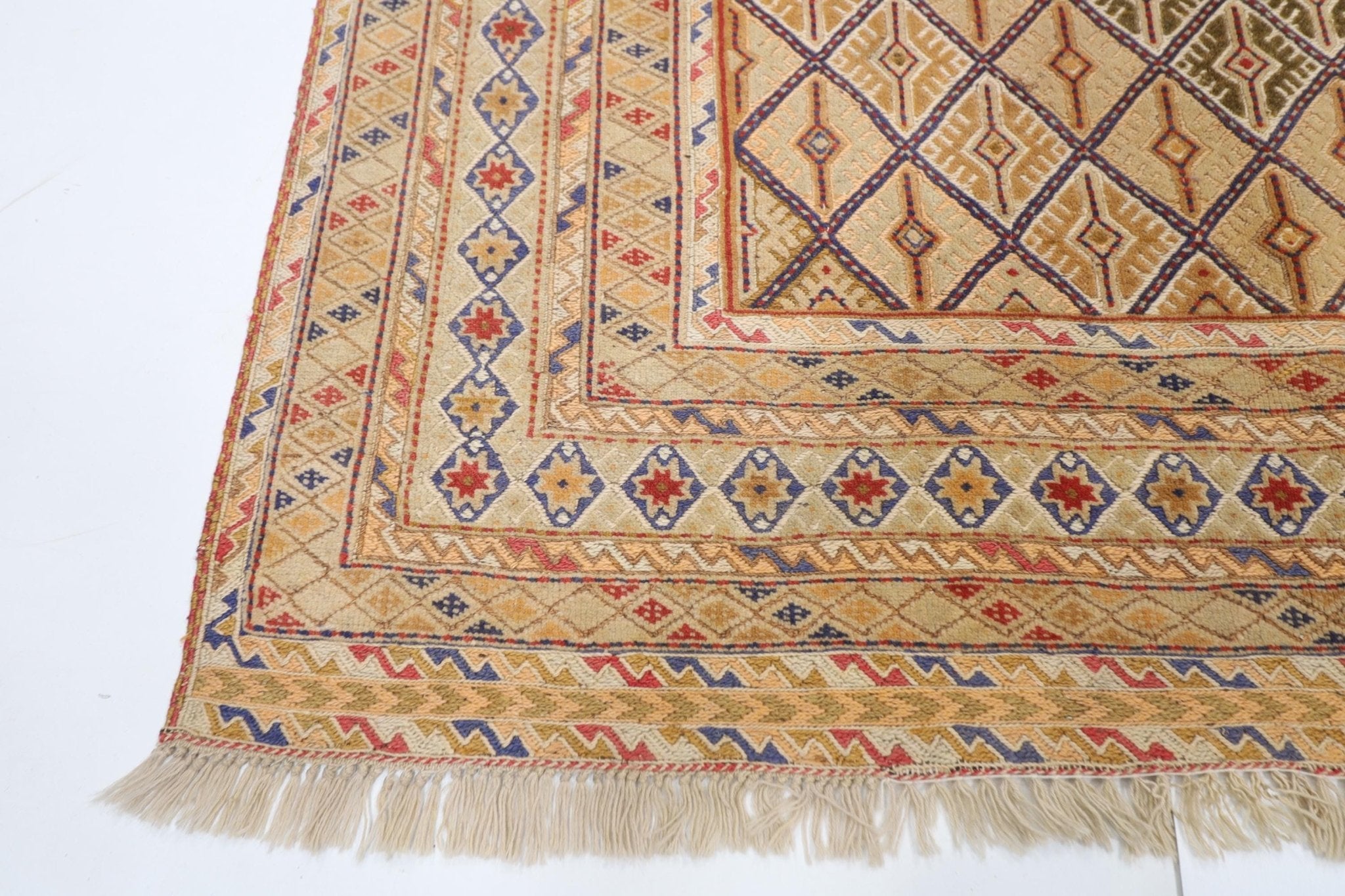 Elegant Afghan - 144 x 200 cm - Jerm Rugs - Handmade Afghan Rug - Jerm Rugs