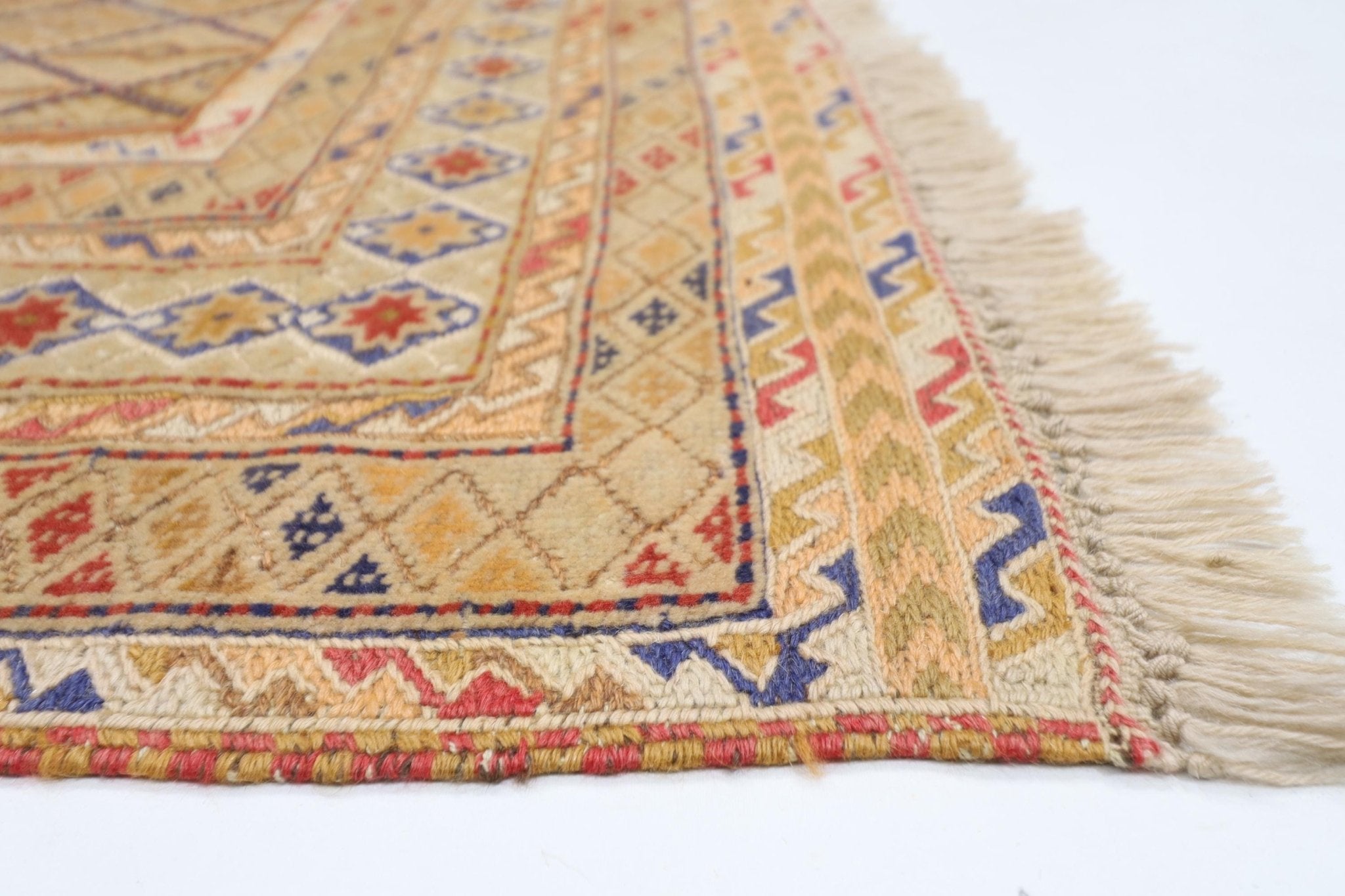 Elegant Afghan - 144 x 200 cm - Jerm Rugs - Handmade Afghan Rug - Jerm Rugs