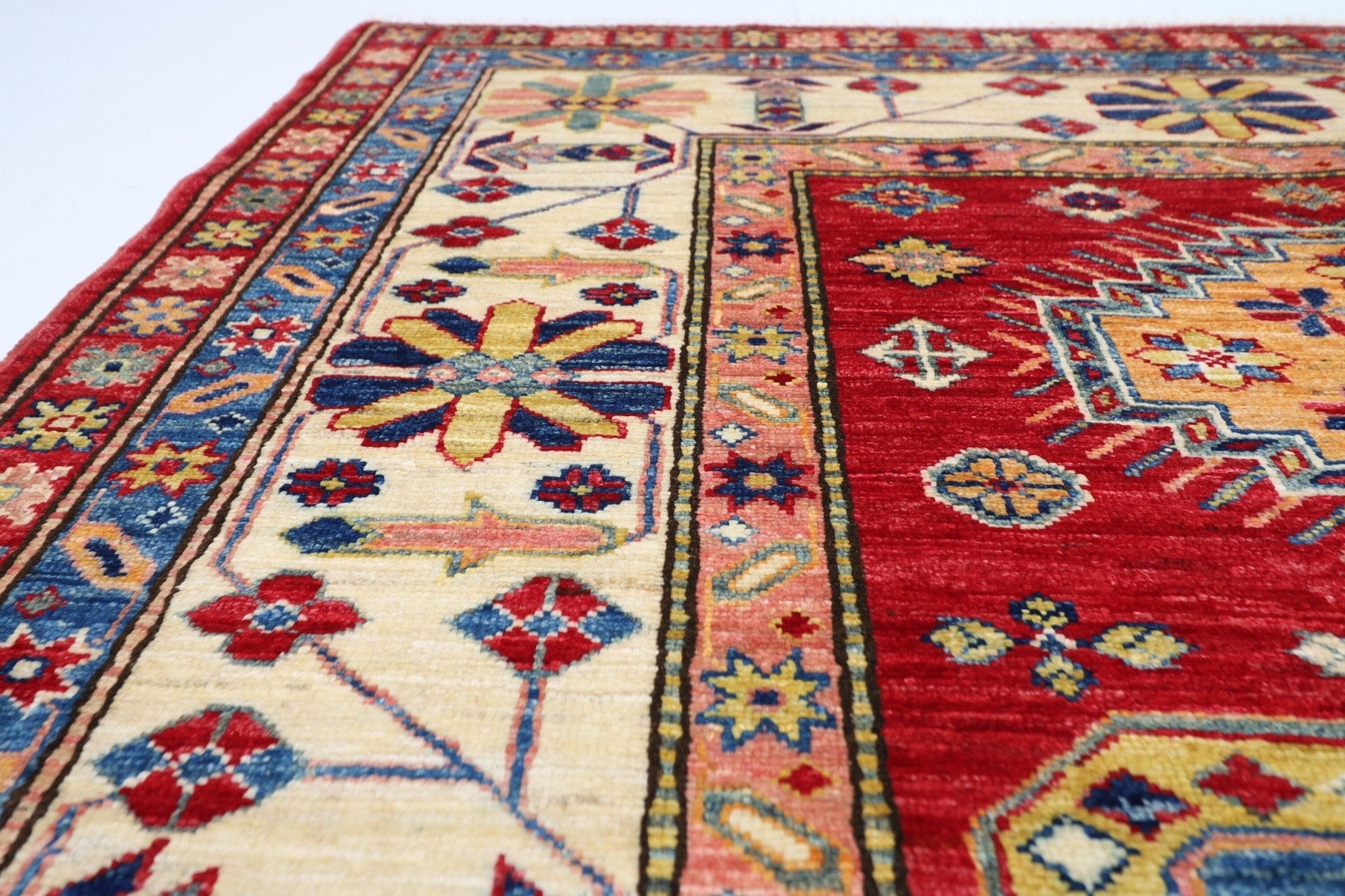 Elegant Afghan - 145 x 196 cm - Jerm Rugs - Handmade Afghan Rug - Jerm Rugs