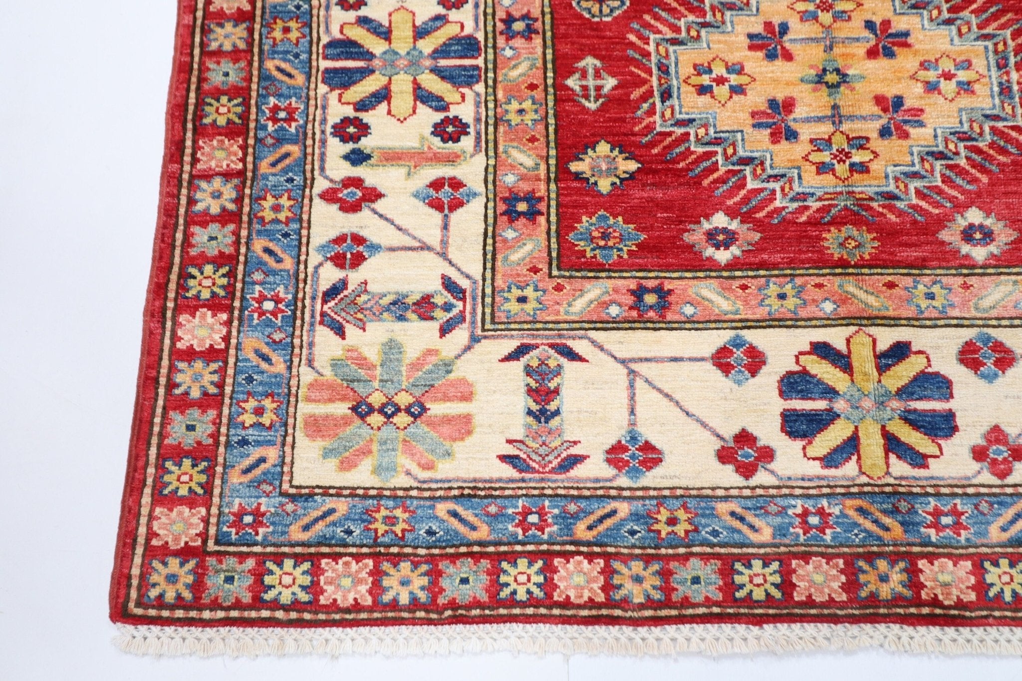 Elegant Afghan - 145 x 196 cm - Jerm Rugs - Handmade Afghan Rug - Jerm Rugs