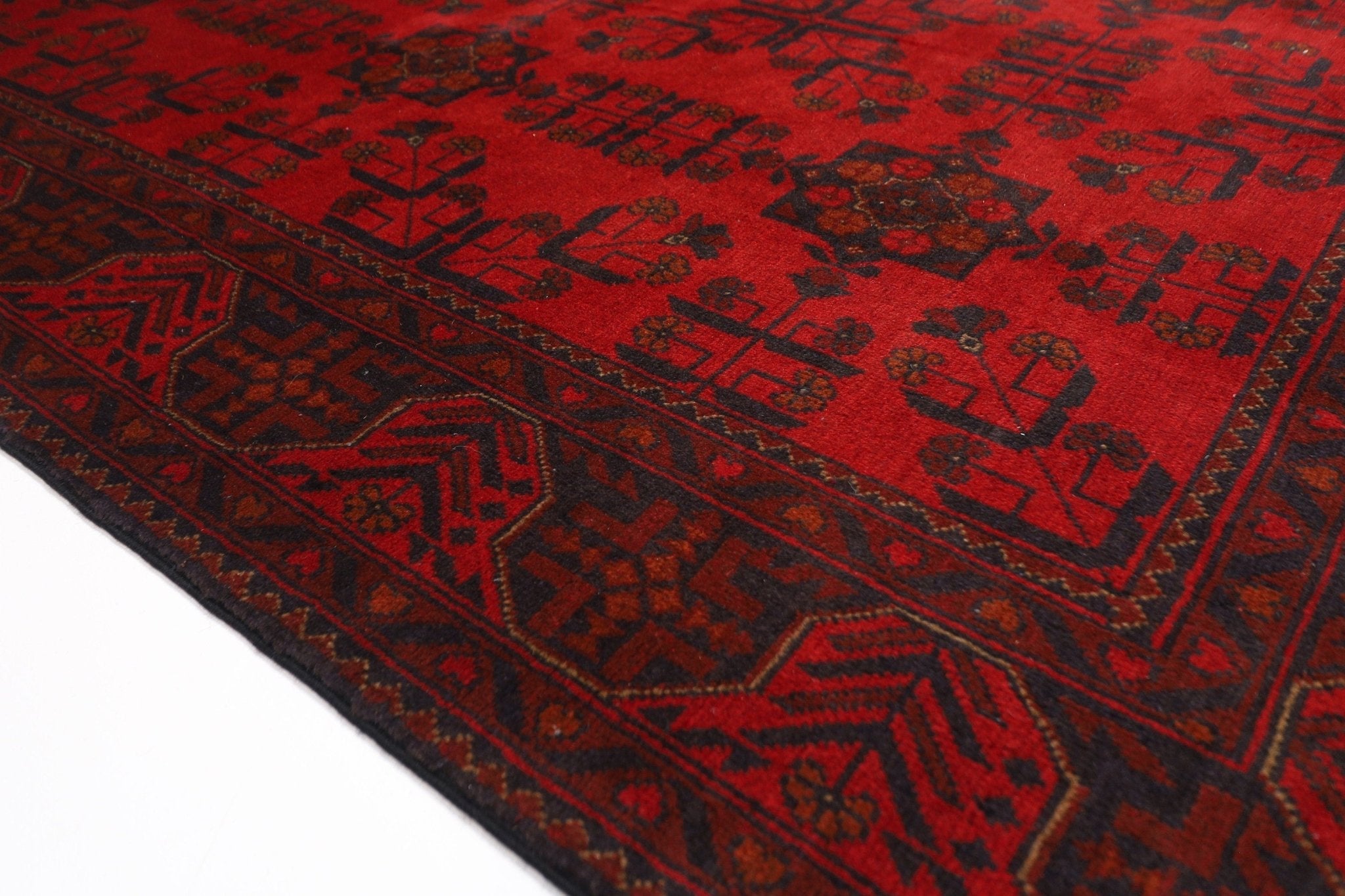 Elegant Afghan - 148 x 200 cm - Jerm Rugs - Handmade Afghan Rug - Jerm Rugs