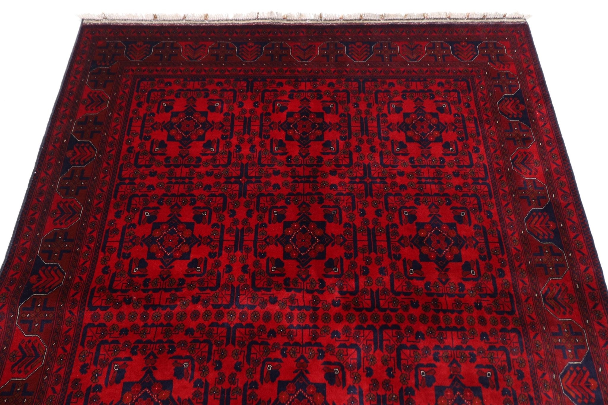 Elegant Afghan - 150 x 202 cm - Jerm Rugs - Handmade Afghan Rug - Jerm Rugs