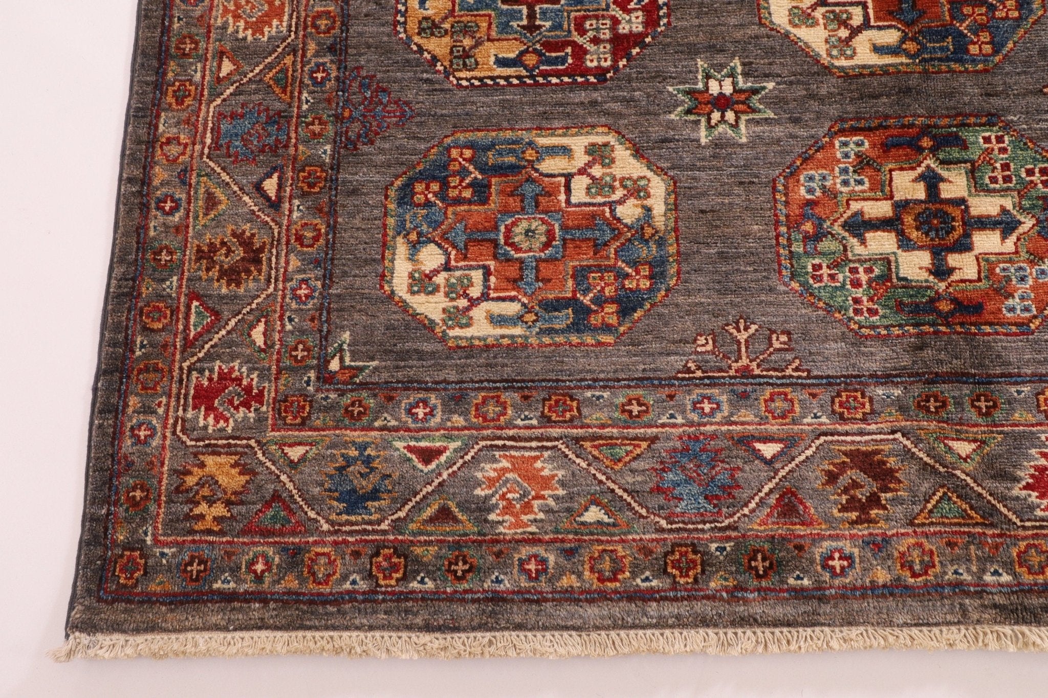 Elegant Afghan - 153 x 207 cm - Jerm Rugs - Handmade Afghan Rug - Jerm Rugs