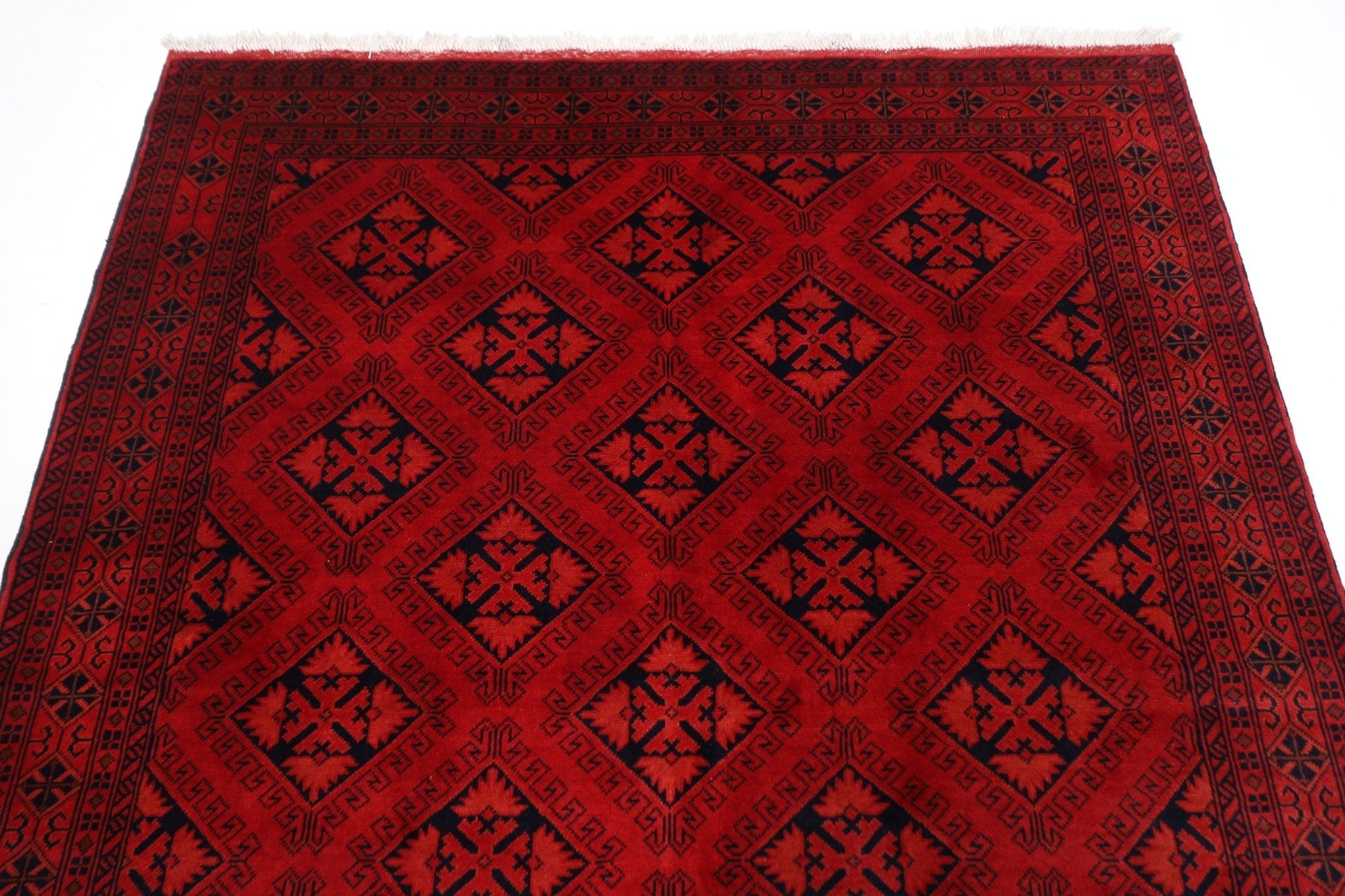 Elegant Afghan - 156 x 200 cm - Jerm Rugs - Handmade Afghan Rug - Jerm Rugs