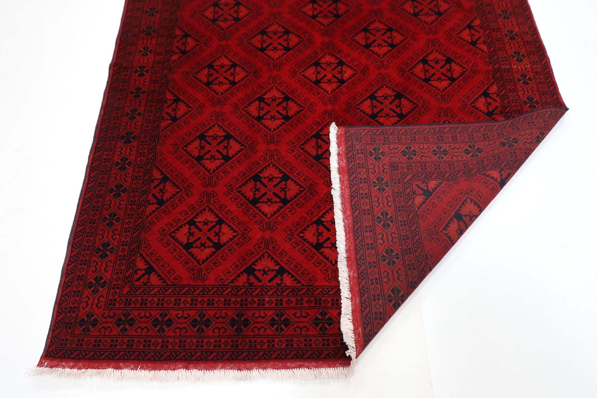 Elegant Afghan - 156 x 200 cm - Jerm Rugs - Handmade Afghan Rug - Jerm Rugs