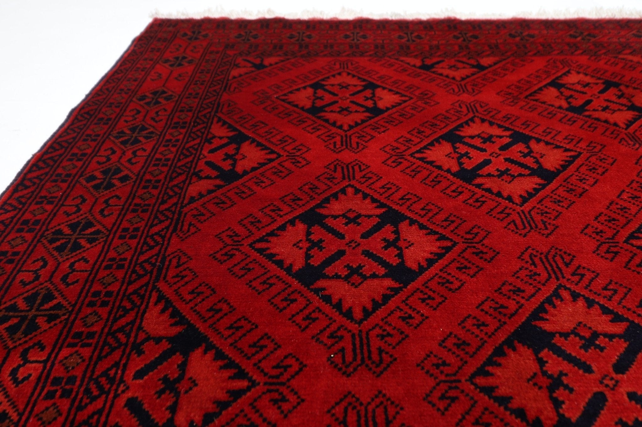 Elegant Afghan - 156 x 200 cm - Jerm Rugs - Handmade Afghan Rug - Jerm Rugs