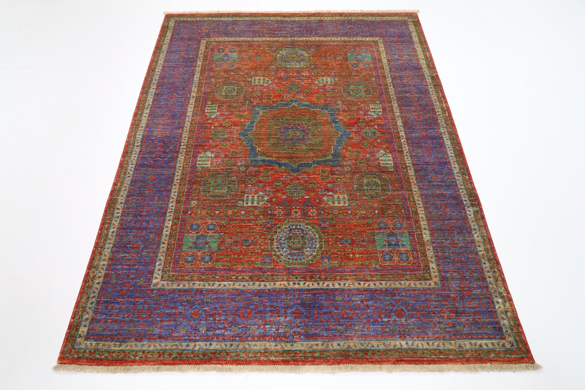 Elegant Afghan - 156x200 cm - Jerm Rugs - Handmade Afghan Rug - Jerm Rugs