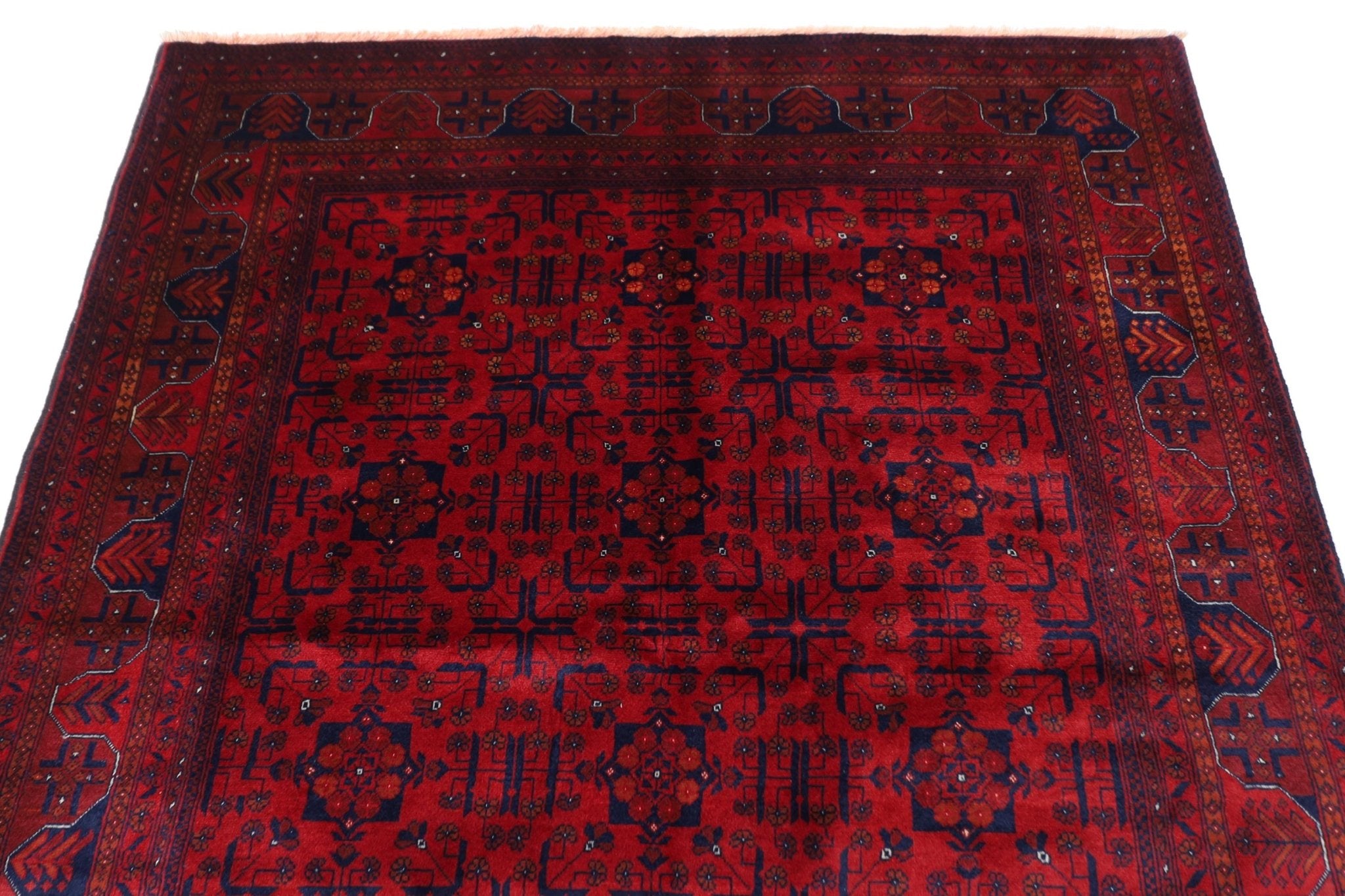 Elegant Afghan - 157 x 190 cm - Jerm Rugs - Handmade Afghan Rug - Jerm Rugs