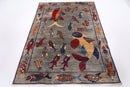 Elegant Afghan - 158 x 214 cm - Jerm Rugs - Handmade Afghan Rug - Jerm Rugs