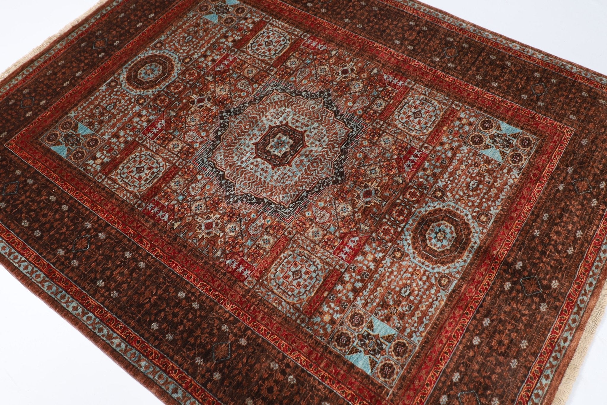 Elegant Afghan - 160 x 195 cm - Jerm Rugs - Handmade Afghan Rug - Jerm Rugs