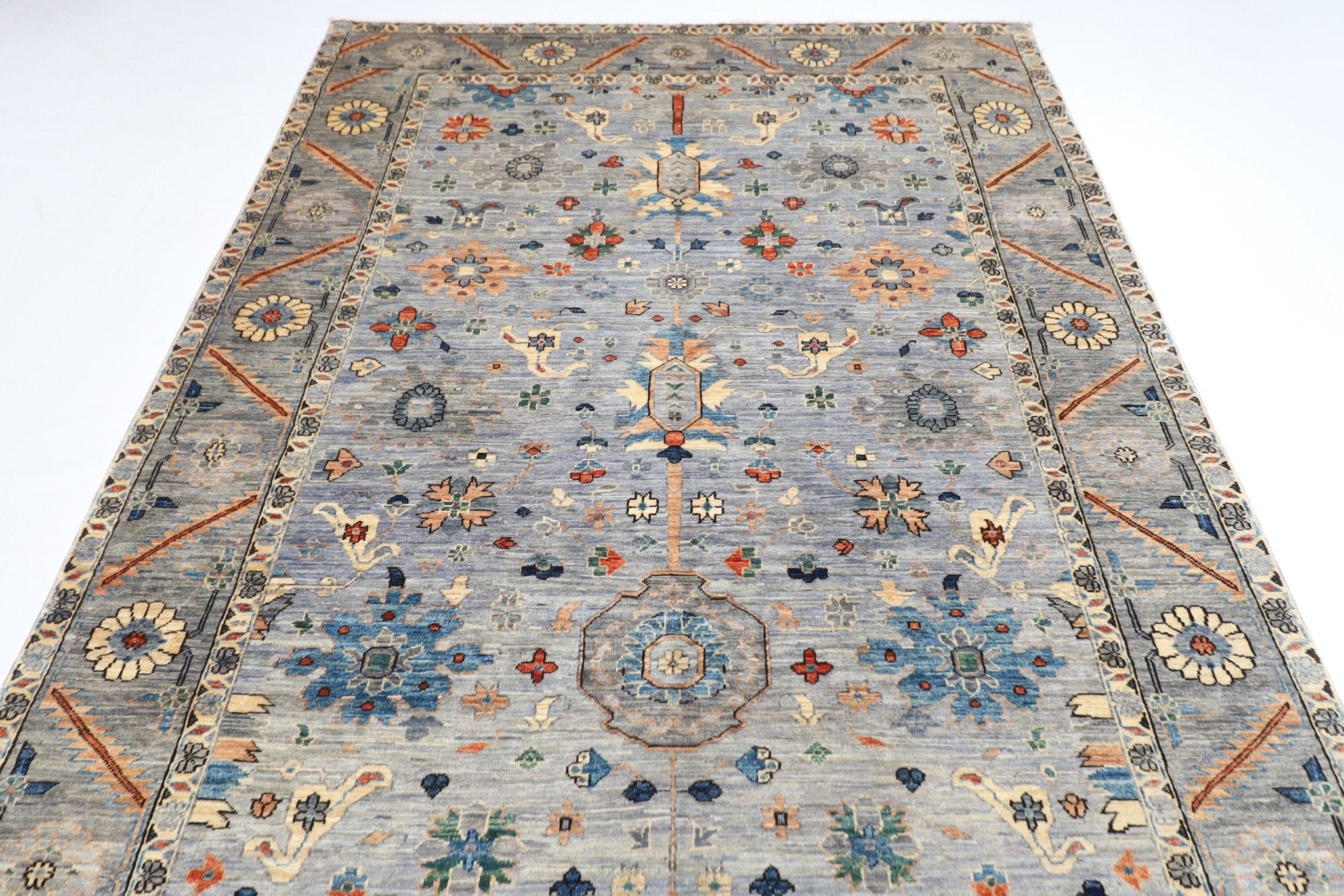 Elegant Afghan - 183 x 366 cm - Jerm Rugs - Handmade Afghan Rug - Jerm Rugs