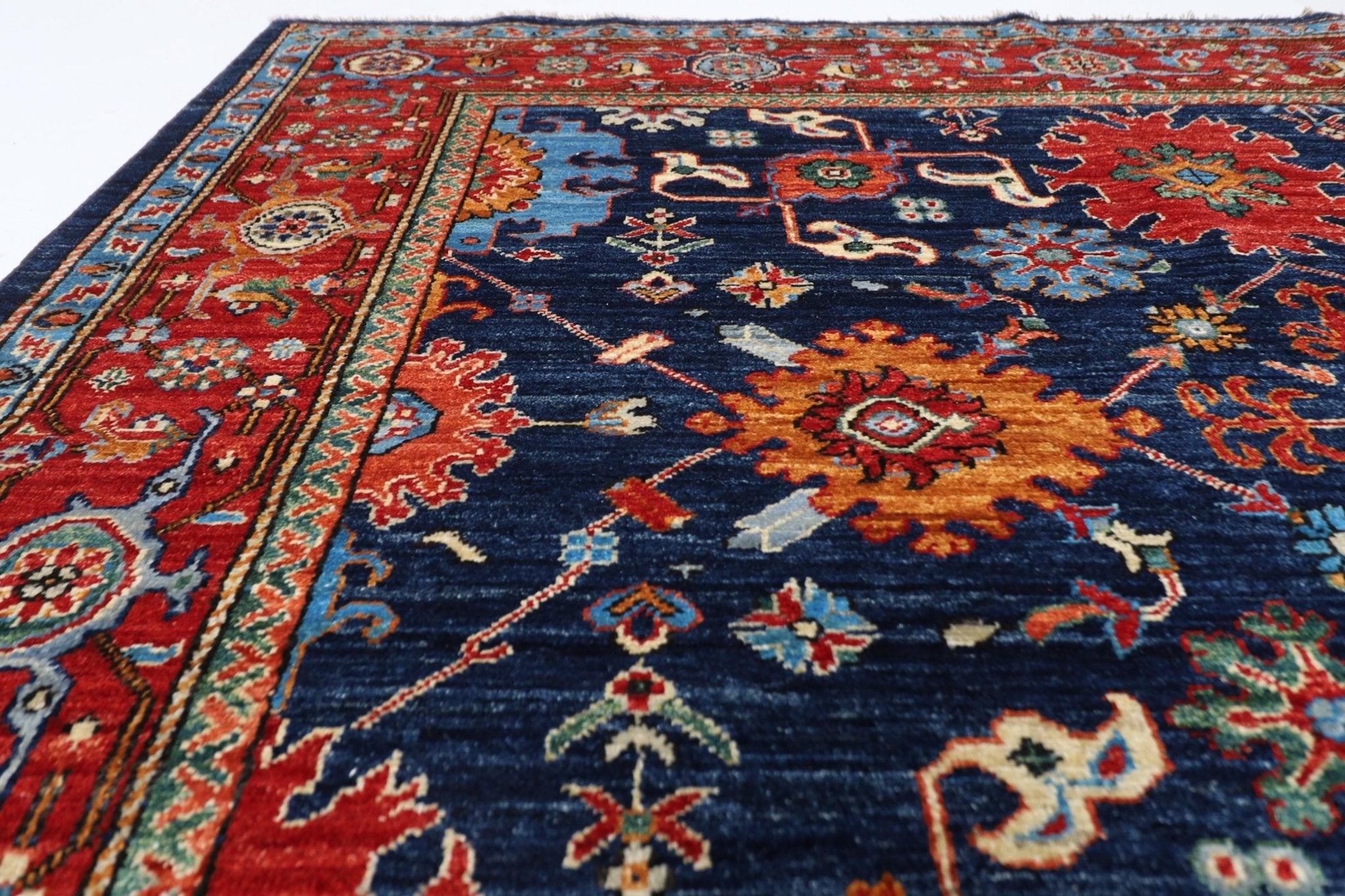 Elegant Afghan - 185 x 271 cm - Jerm Rugs - Handmade Afghan Rug - Jerm Rugs