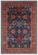 Elegant Afghan - 185 x 271 cm - Jerm Rugs - Handmade Afghan Rug - Jerm Rugs