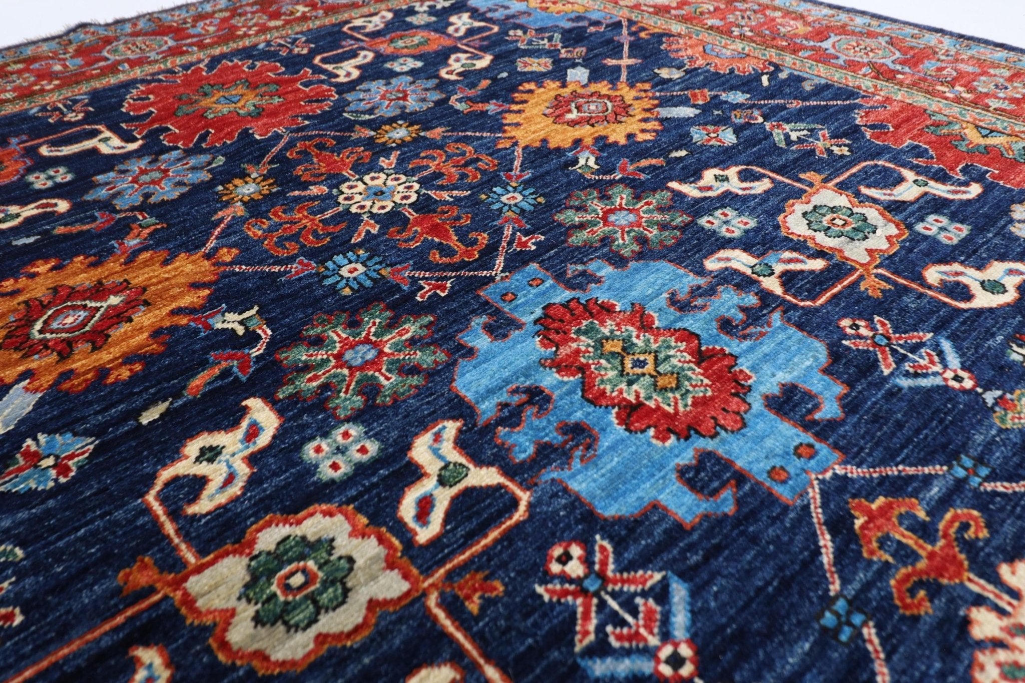 Elegant Afghan - 185 x 271 cm - Jerm Rugs - Handmade Afghan Rug - Jerm Rugs