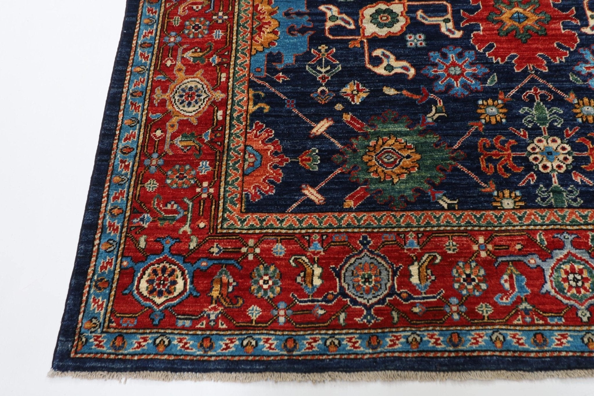 Elegant Afghan - 185 x 271 cm - Jerm Rugs - Handmade Afghan Rug - Jerm Rugs