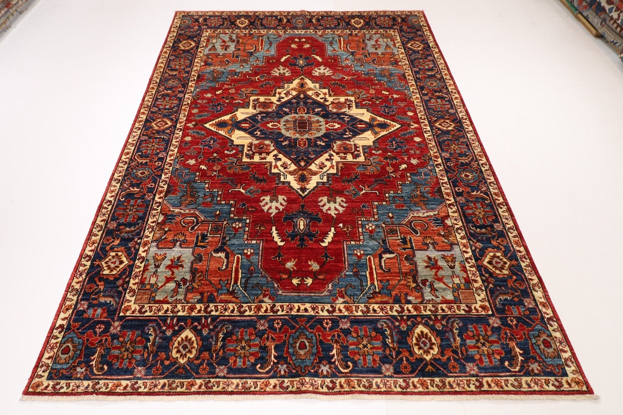 Elegant Afghan - 185 x 276 cm - Jerm Rugs - Handmade Afghan Rug - Jerm Rugs