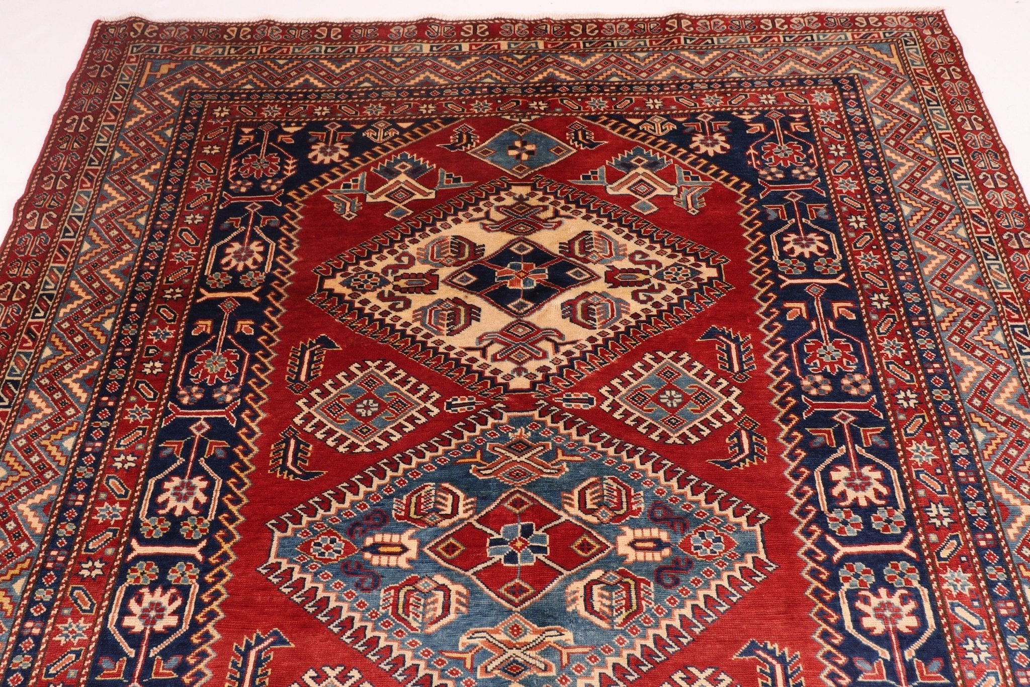 Elegant Afghan - 186x237 cm - Jerm Rugs - Handmade Afghan Rug - Jerm Rugs